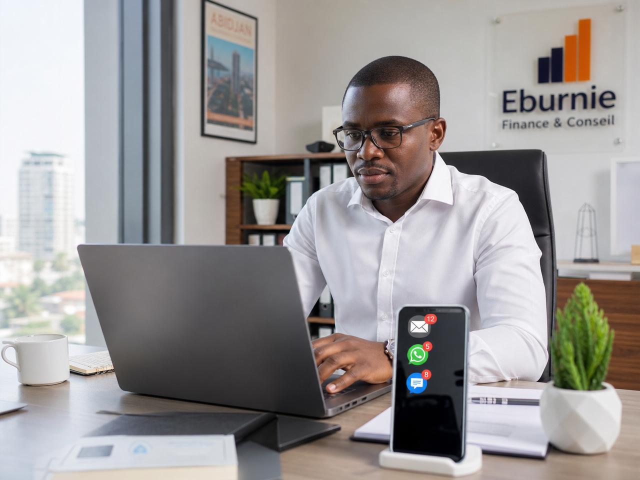 Un manager envoie des bons Prizy à ses équipes en quelques clics depuis son bureau.