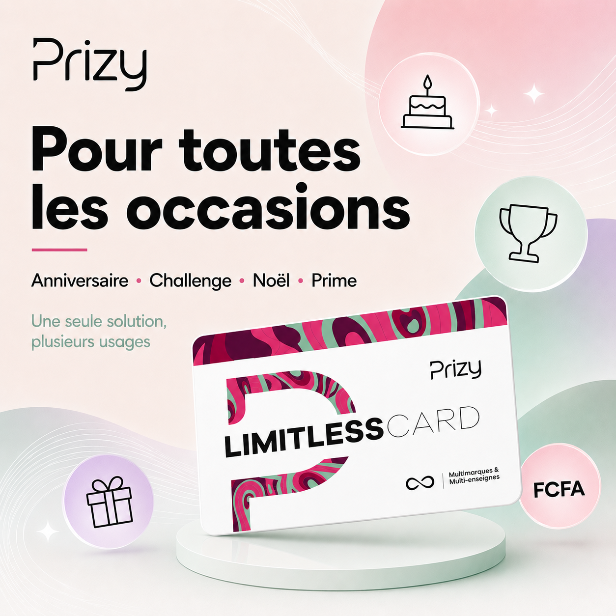 Pour toutes les occasions — Anniversaire, Challenge, Noël, Prime