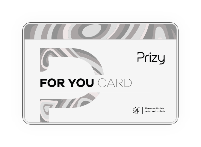 Bon d'achat Prizy FOR YOU — Personnalisable sur mesure